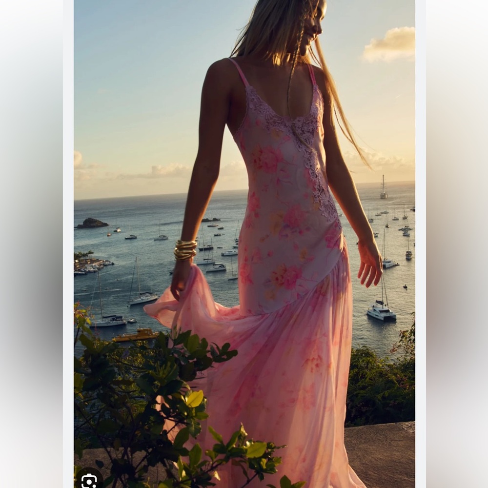 LoveShackFancy Rhoda Dress in Summer Morning